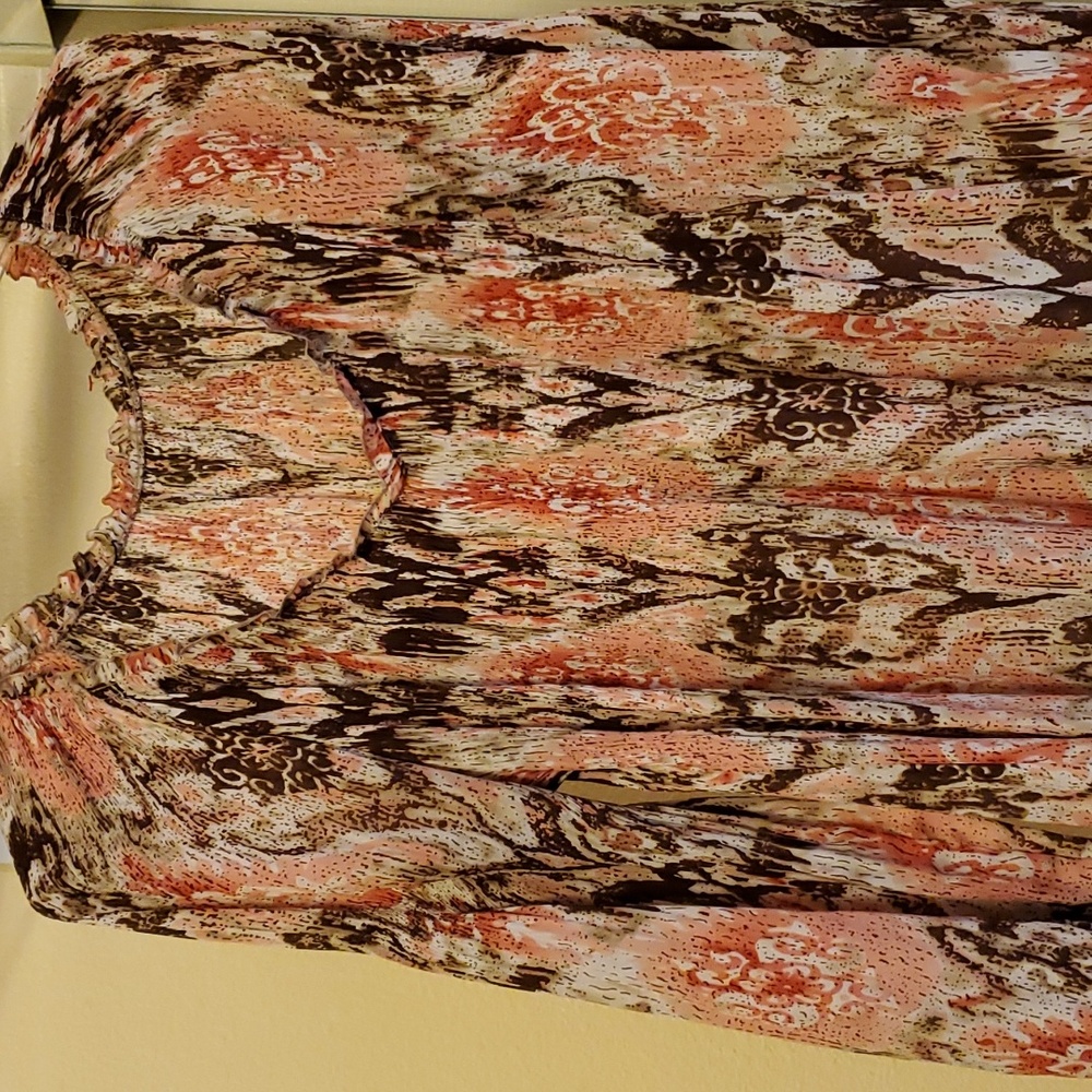 Warm colored top sz Xlrg